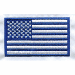American Flag Emblem embroidery pattern album