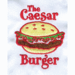 Hamburger embroidery pattern album
