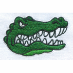 crocodile embroidery pattern album