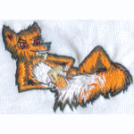 Fox embroidery pattern album