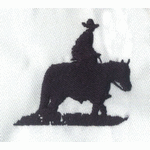Bull riding embroidery pattern album