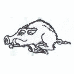 pig embroidery pattern album