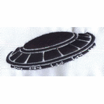 Flying saucer UFO embroidery pattern album