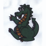 Dinosaur embroidery pattern album