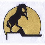 Horse Badge embroidery pattern album