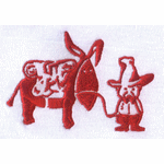 donkey embroidery pattern album