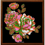 Fugui Peony Flower Handicraft embroidery pattern album