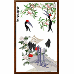 Pine Crane Longevity Craft Boutique embroidery pattern album