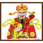 Characters, Gods of Wealth and Crafts embroidery pattern album
