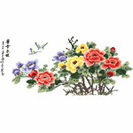 Peony Huatang Spring Warm Crafts embroidery pattern album