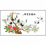Crafts of Fuguitu Picture of Hesong Crane embroidery pattern album