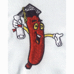 Doctoral cartoon embroidery pattern album