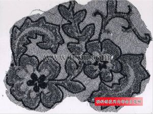 Pearl curvilinear garment embroidery pattern album