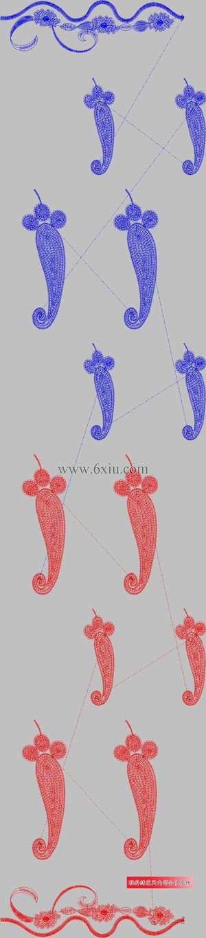 Embroidered EMB format for the whole piece of beads embroidery pattern album