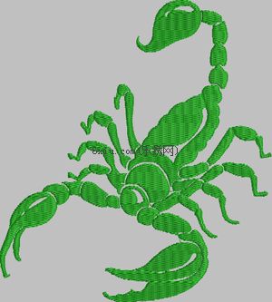 Animal scorpion embroidery pattern album