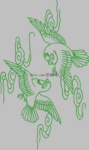 Little bird embroidery pattern album