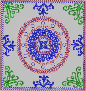 Decorative pattern embroidery pattern album