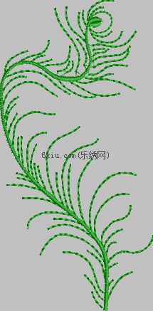 Tail grass embroidery pattern album