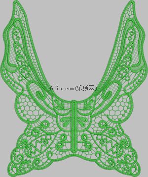 Water-soluble collar embroidery pattern album