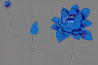 Wall covering lotus background wall embroidery pattern album