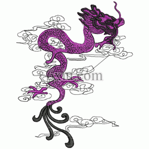 Dragon Chinese Style embroidery pattern album