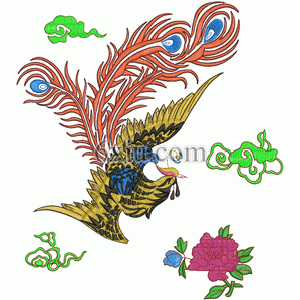 Phoenix Chinese Style embroidery pattern album