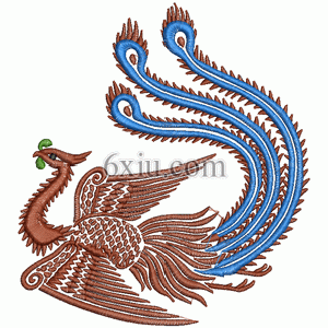 Phoenix embroidery pattern album