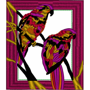 Bird boutique embroidery pattern album