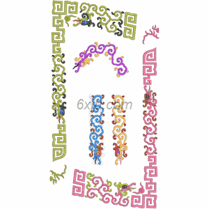 Bar Code Classical embroidery pattern album