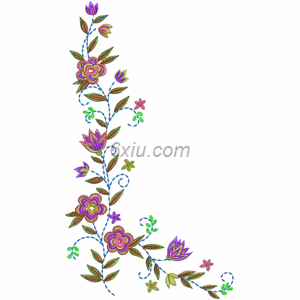 Flower of clothing embroidery pattern album