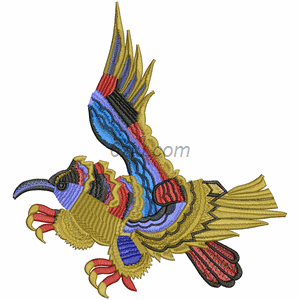 Bird Eagle is auspicious embroidery pattern album