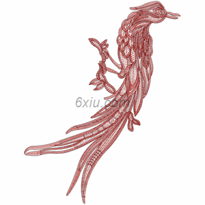 Bird Phoenix embroidery pattern album
