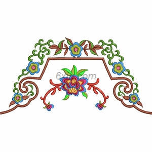 Classical abstraction embroidery pattern album