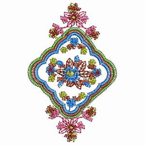 Decorative tradition embroidery pattern album