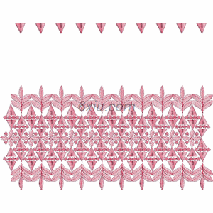 Curtain gauze embroidery pattern album