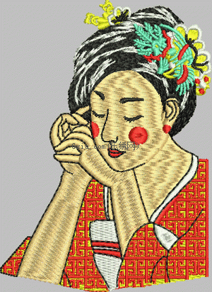 Beauty japanese embroidery pattern album