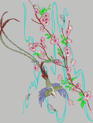 Bird hanfu embroidery pattern album