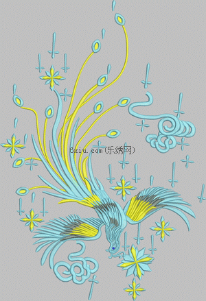 Hanfu Phoenix embroidery pattern album