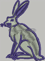 rabbit embroidery pattern album