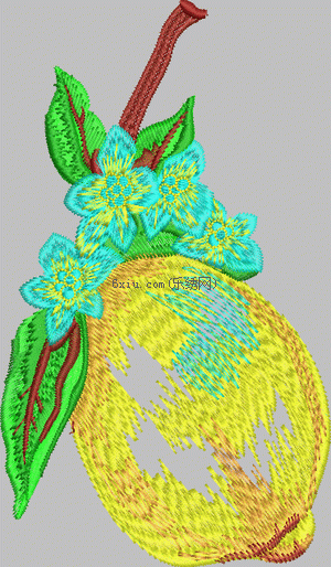 Fruits and flowers embroidery pattern album
