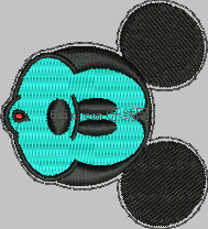 Mickey Mouse embroidery pattern album
