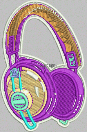 headset embroidery pattern album