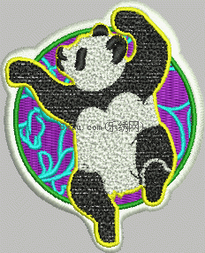 panda embroidery pattern album
