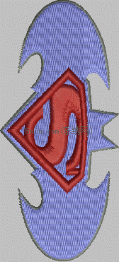 Superman embroidery pattern album