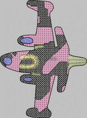 aircraft embroidery pattern album