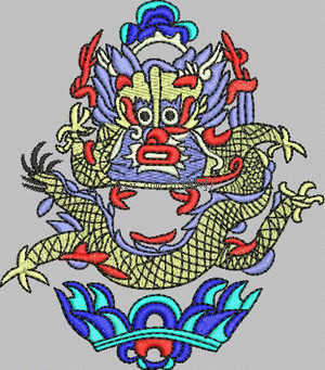 Dragon King Biao embroidery pattern album