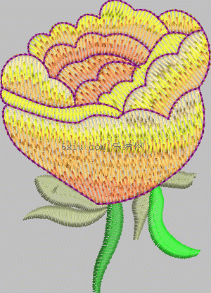 Pin flower embroidery pattern album
