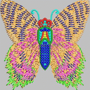 butterfly embroidery pattern album