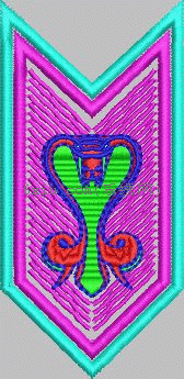 Men's badge embroidery pattern album