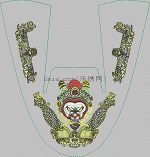 Shoes Monkey King embroidery pattern album